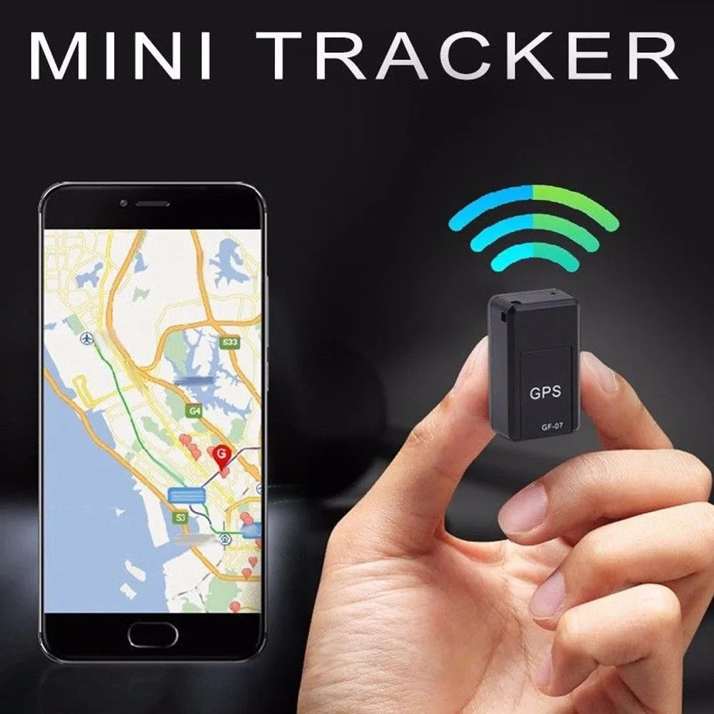 Mini GPS Tracker GF-07 with Magnet – Real-time tracking via SMS & App