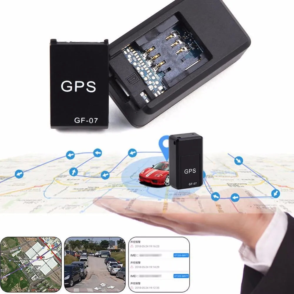 Mini GPS Tracker GF-07 with Magnet – Real-time tracking via SMS & App