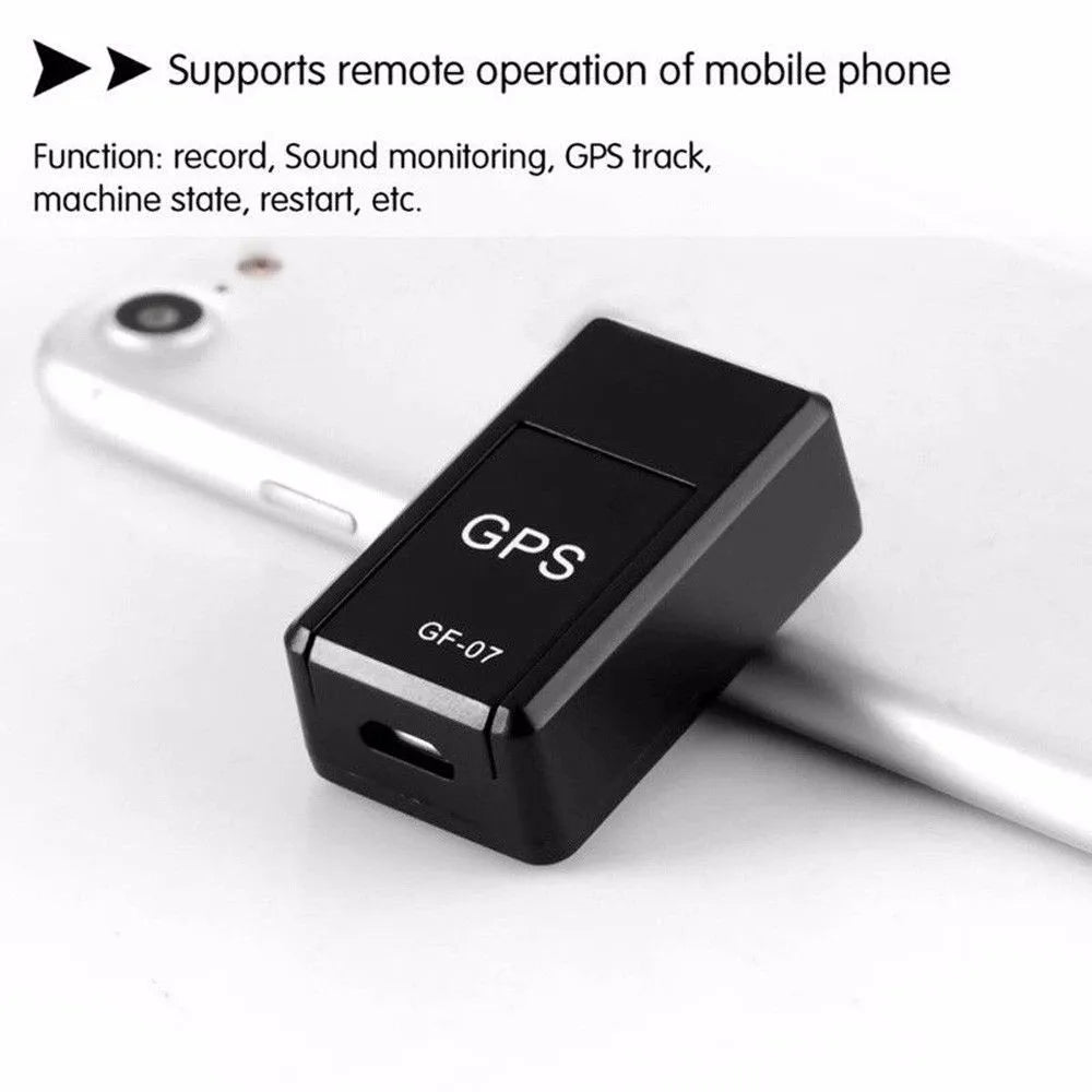 Mini GPS Tracker GF-07 with Magnet – Real-time tracking via SMS & App