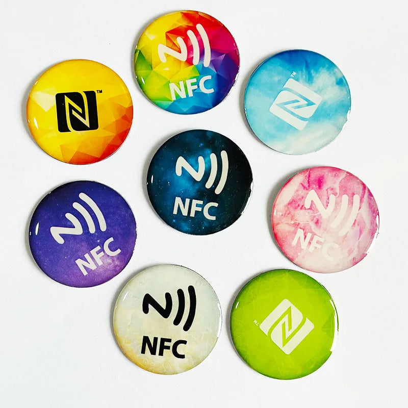 NFC Tag Aufkleber Metall-kompatibel – Für Google & Social Media Links