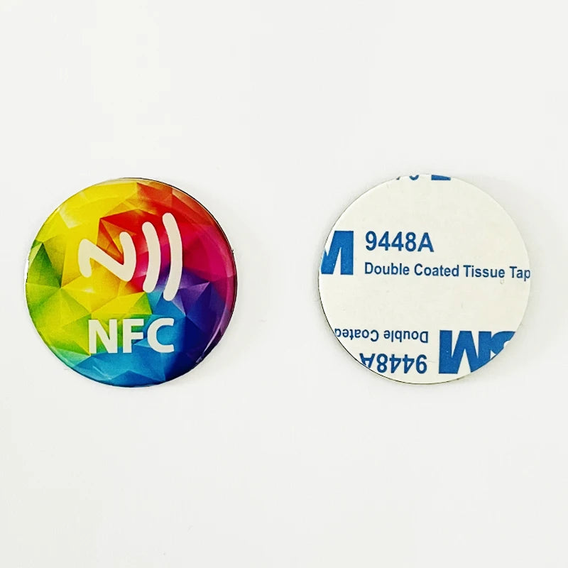 NFC Tag Aufkleber Metall-kompatibel – Für Google & Social Media Links
