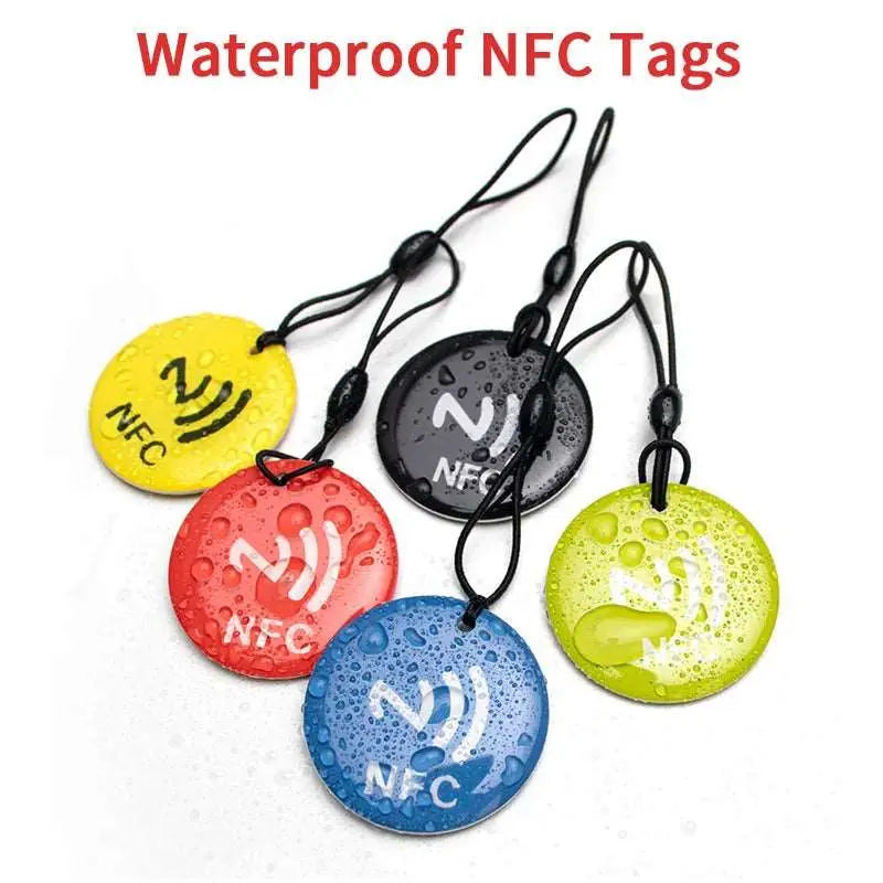 NFC-Tag im Regen getestet