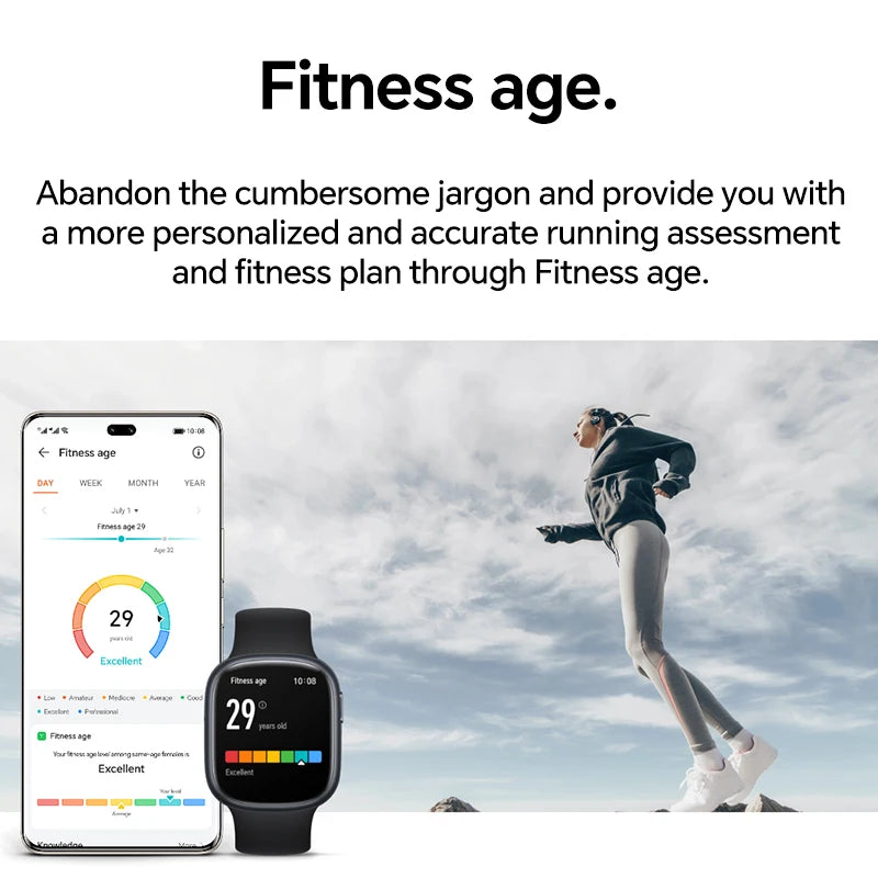 HONOR Watch 4 Smartwatch – 1,75" AMOLED, GPS, Herzfrequenz & SpO₂, Bluetooth 5.2, 5ATM wasserdicht, bis zu 14 Tage Akku