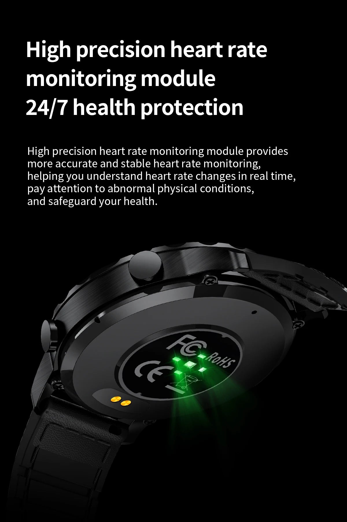 LIGE Smartwatch for Men – Bluetooth Call, Fitness & Sports Tracker, IP68 Waterproof