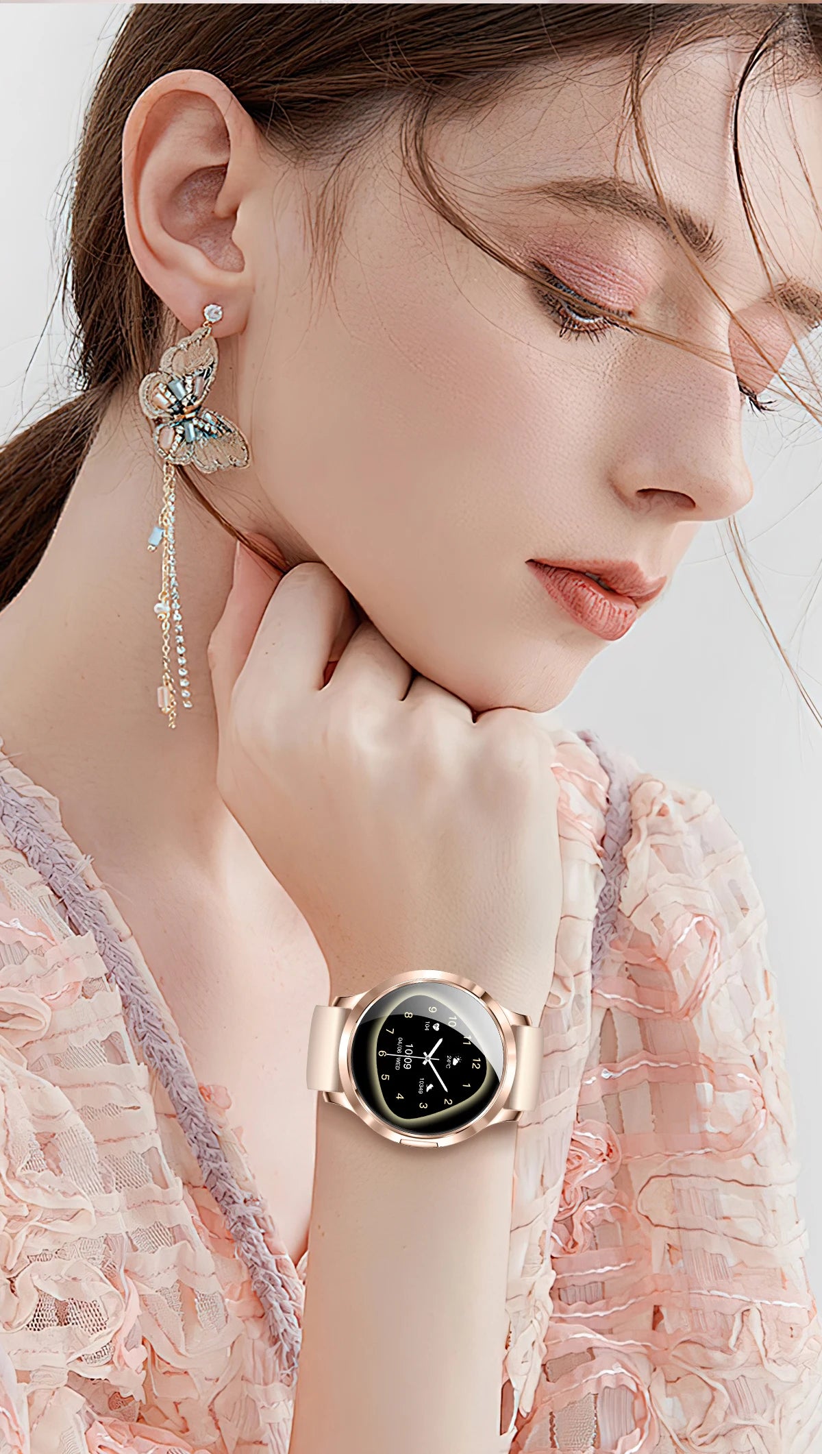 LIGE BWV93 Women's Smartwatch 2025 – Ultra-thin, 1.32" AMOLED HD, Fitness & Health, Bluetooth Call, Luxury Smartwatch