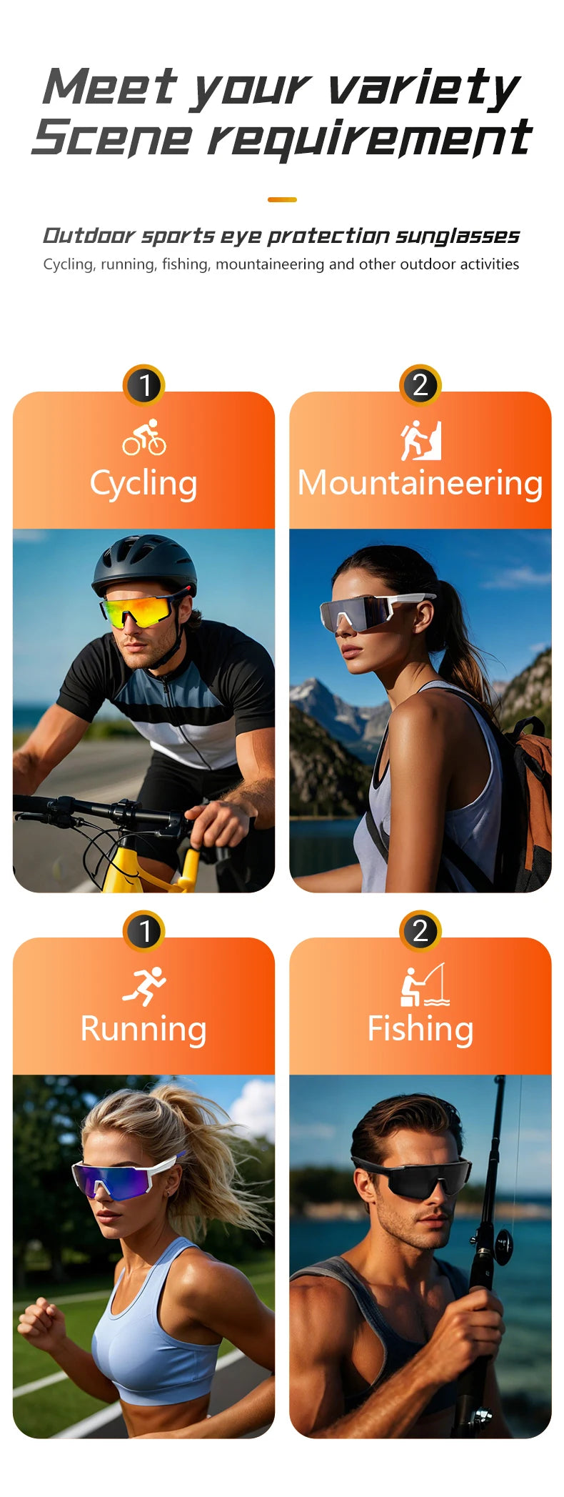 LIGE Smart Cycling Glasses 2025 – Bluetooth Calls, Music & AI Voice Assistant, Outdoor Sports Sunglasses