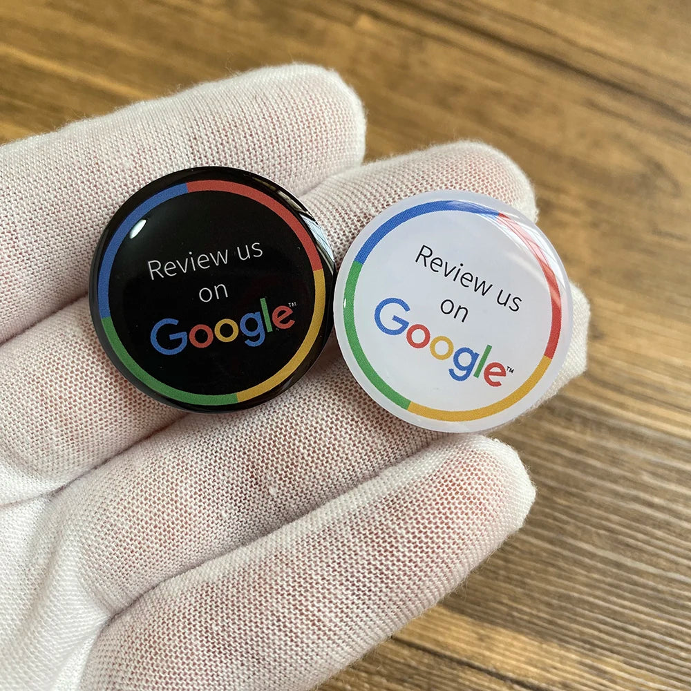 NFC Epoxid Telefonaufkleber 30mm – Google Review & Social Media Boost