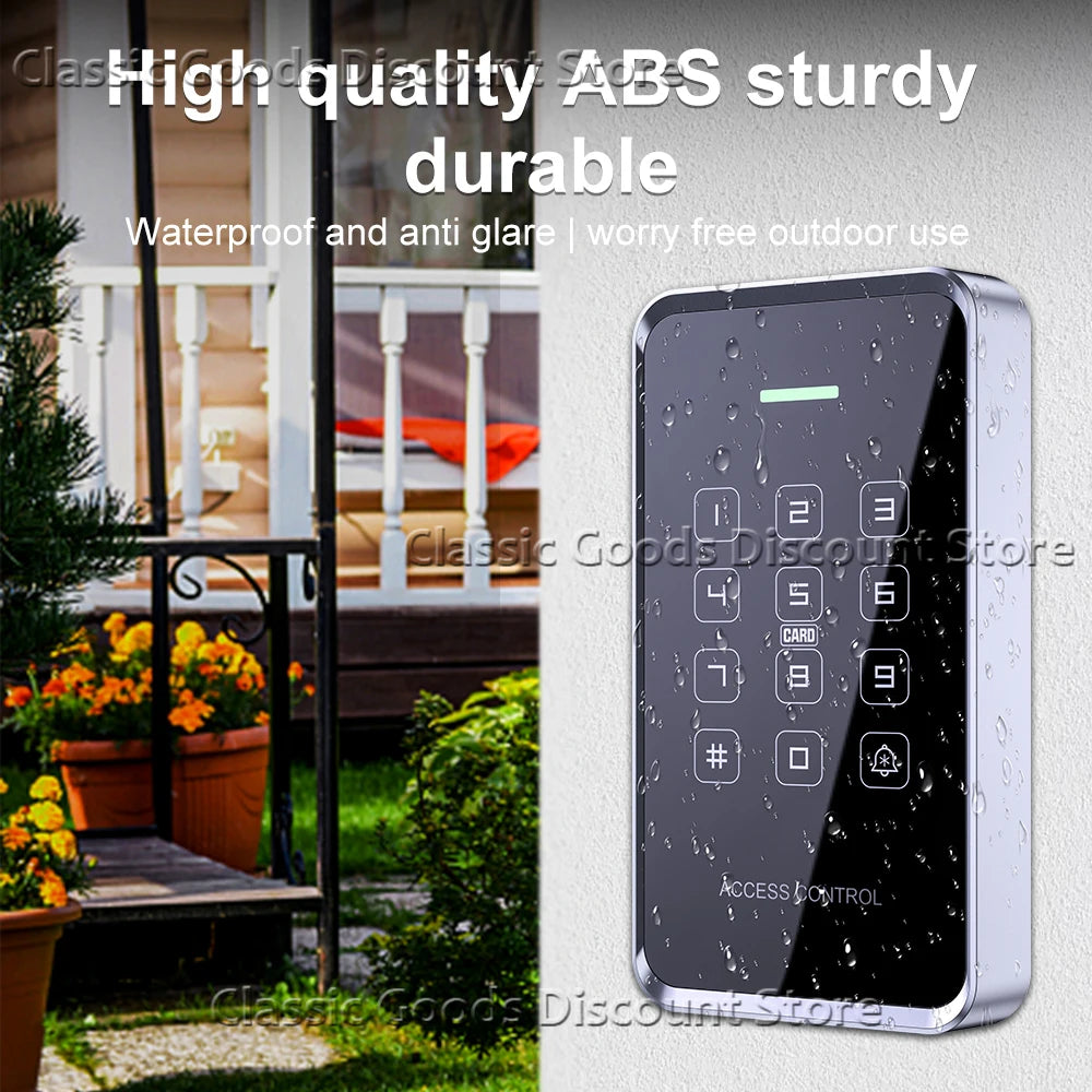 NFC/RFID Access Control Keypad – Waterproof, Touchscreen, 1000 Users, Dual-Frequency Wiegand Reader | Taggytech