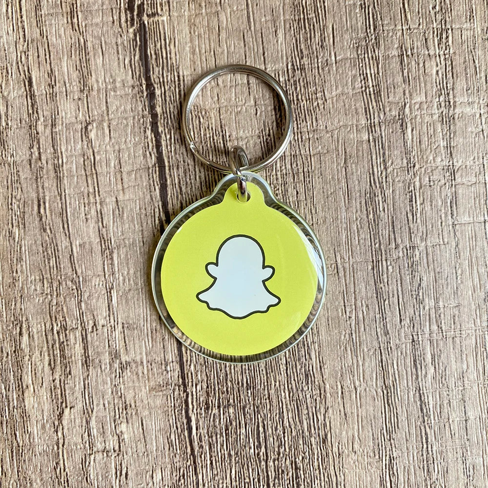 NFC Social Media Schlüsselanhänger – Instagram, WhatsApp & Facebook