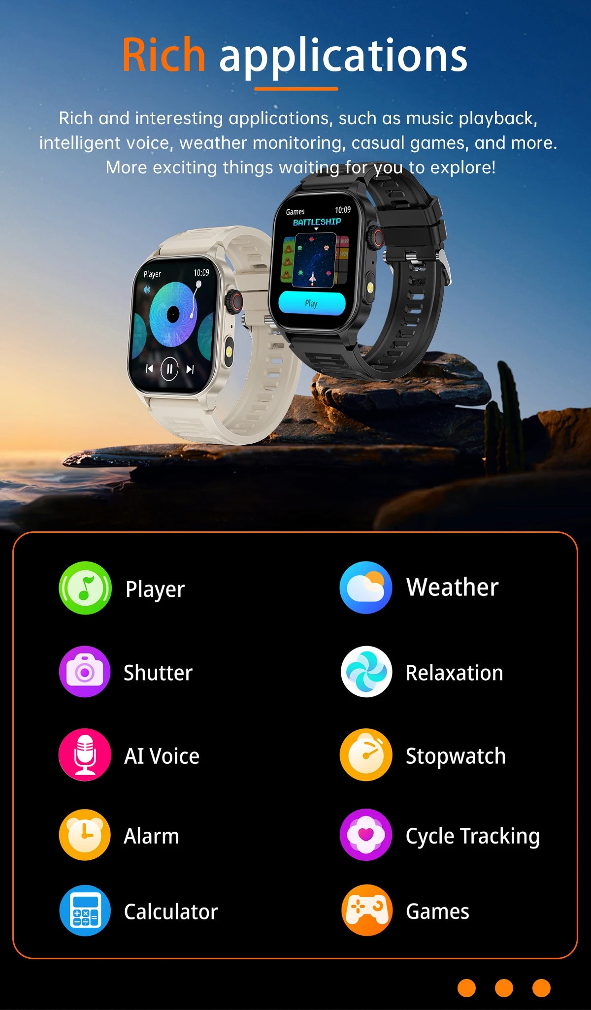 LIGE 2025 Smartwatch Men & Women – 2.01" HD TFT, Fitness & Health Monitor, LED Flashlight, Bluetooth Call, Sports Smartwatch