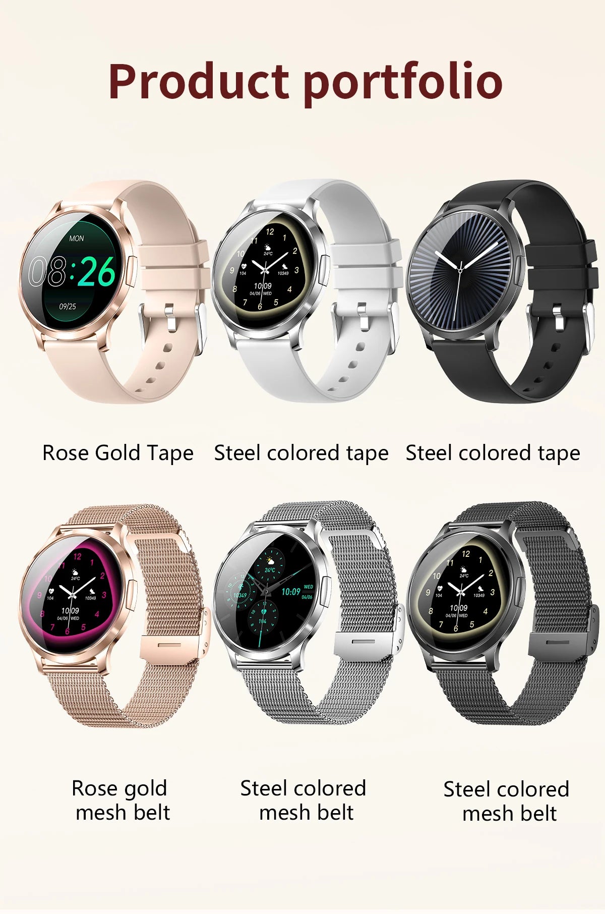 LIGE BWV93 Women's Smartwatch 2025 – Ultra-thin, 1.32" AMOLED HD, Fitness & Health, Bluetooth Call, Luxury Smartwatch