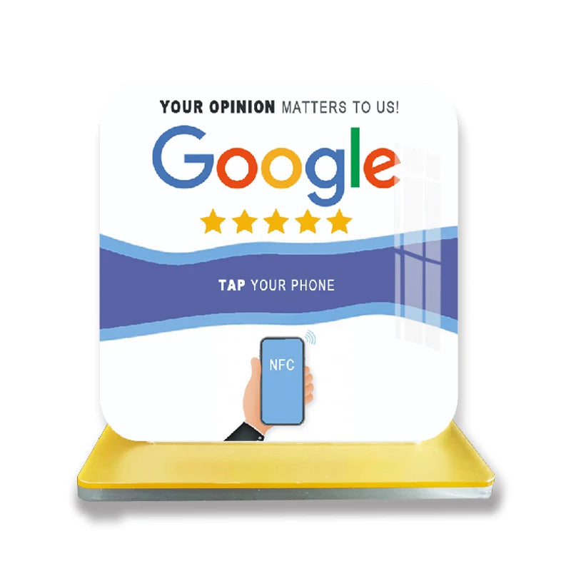Google Reviews NFC Stand – Bewertungen und Kundenmeinungen digital sammeln
