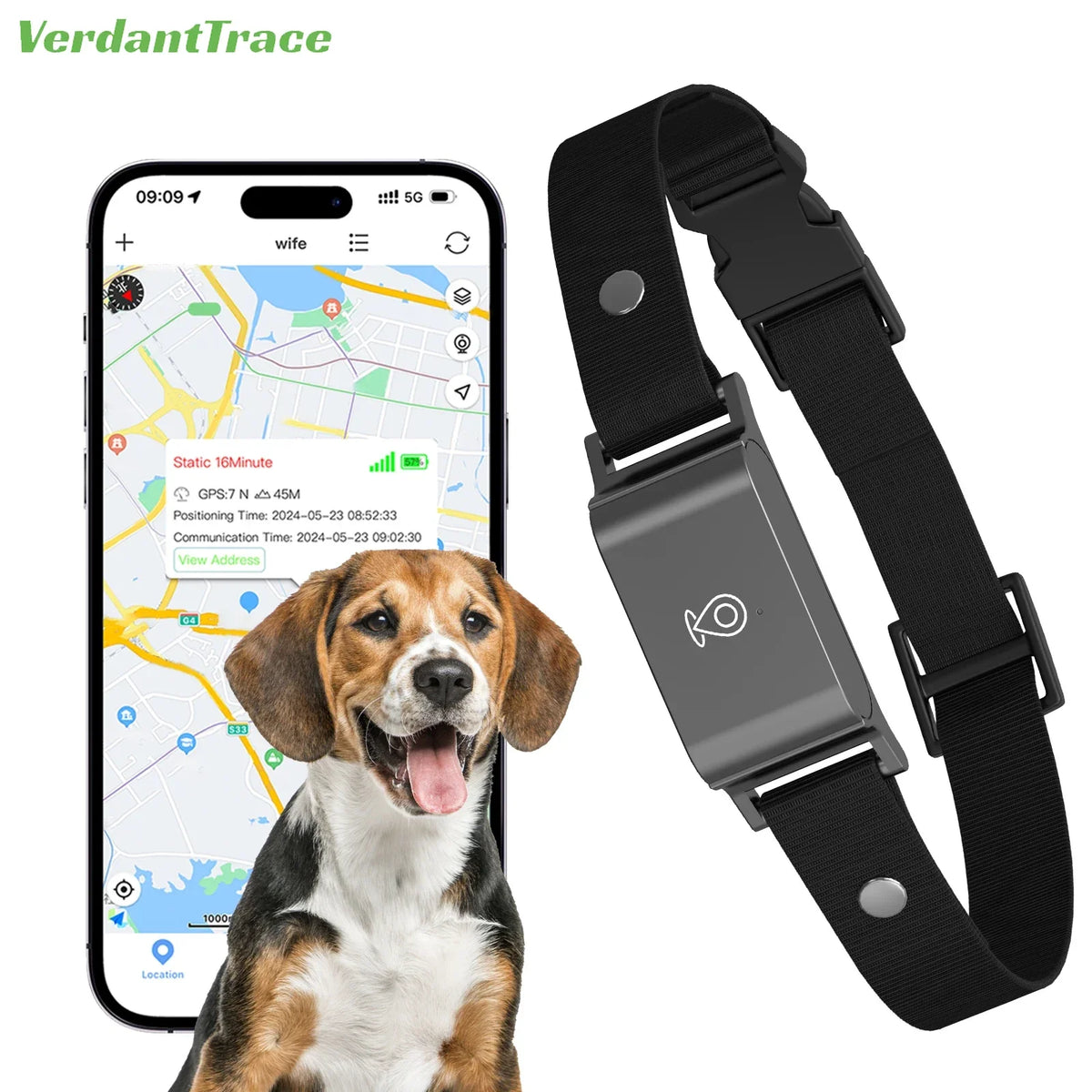 GPS Tracker für Hunde & Katzen – 4G Echtzeit Ortung