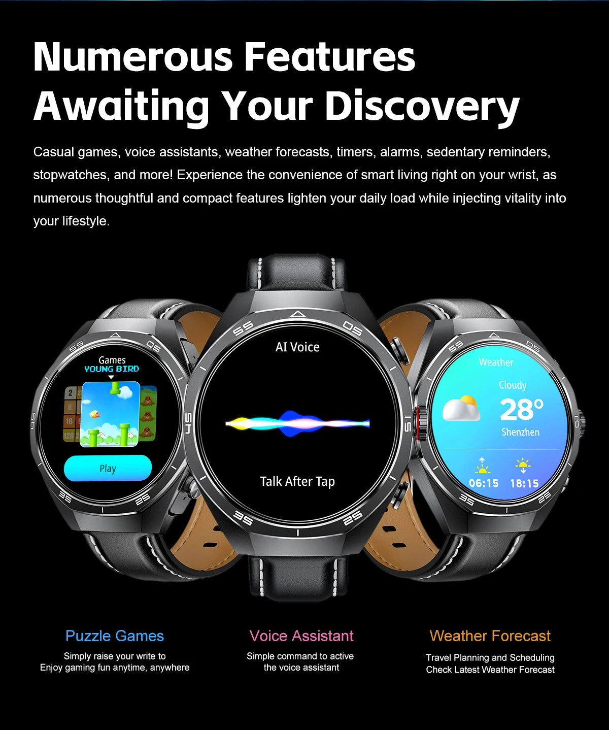 2025 LIGE 2-in-1 Smartwatch Men – NFC, Built-in TWS Earphones, 1.53-inch HD AMOLED, Bluetooth Call, Fitness & Sports Smartwatch