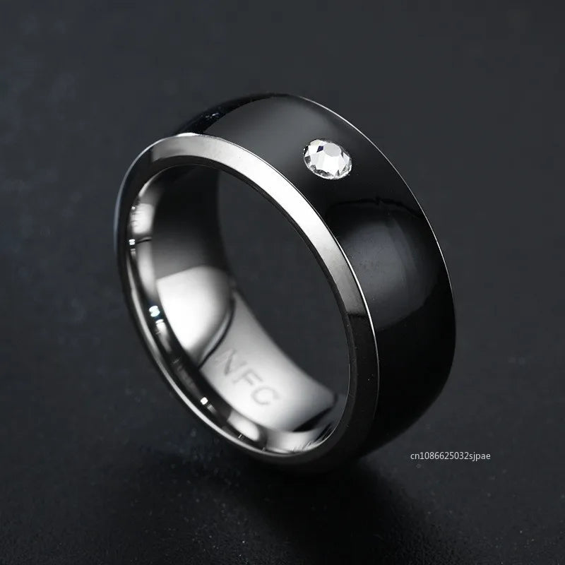 NFC Smart Ring made of stainless steel – Intelligent finger ring for Android & iPhone | Taggytech