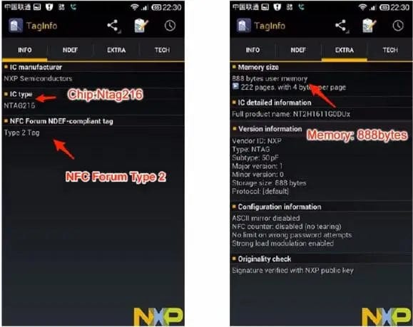Kundenspezifisch bedruckter NFC-Schlüsselanhänger