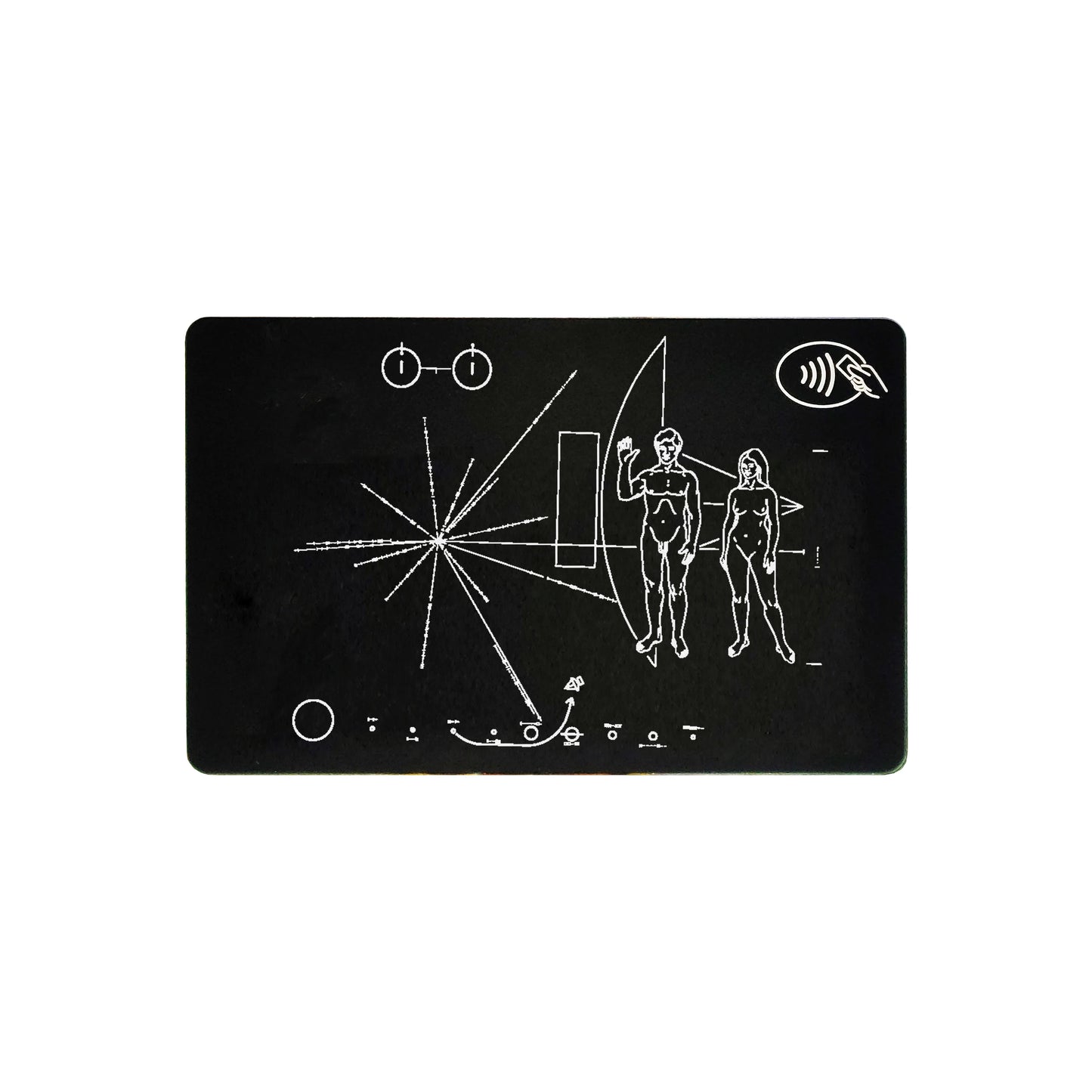 10er-Pack NFC Metall Business Karten – NTAG215 Chip, Edelstahl & PVC | Taggytech
