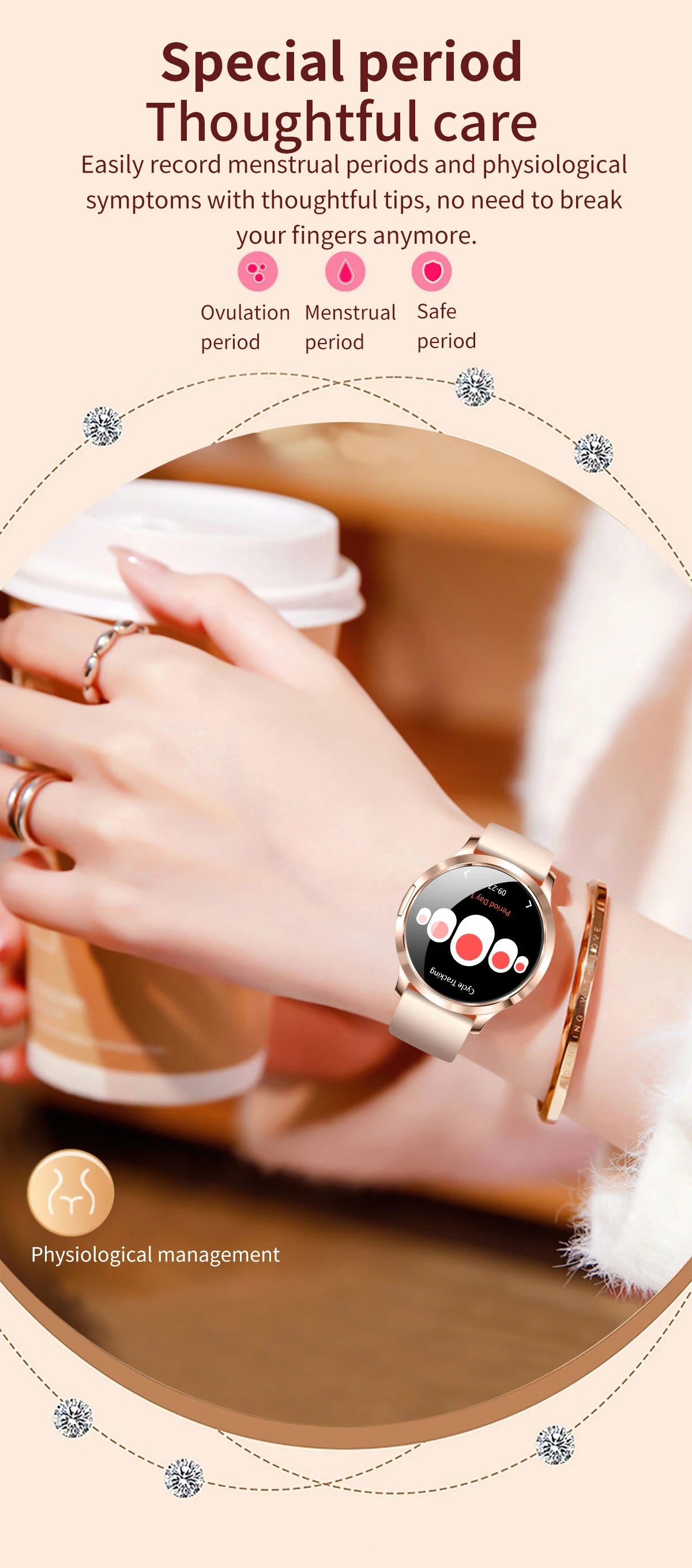 LIGE BWV93 Women's Smartwatch 2025 – Ultra-thin, 1.32" AMOLED HD, Fitness & Health, Bluetooth Call, Luxury Smartwatch