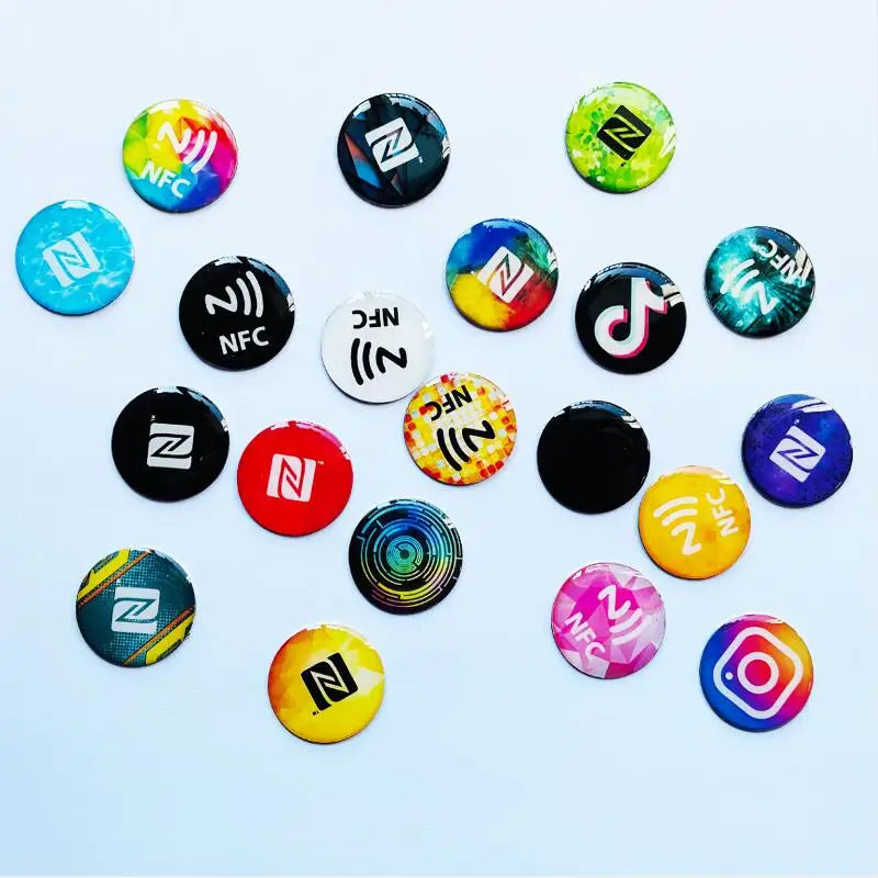 NFC Smart Sticker NTAG213 – Epoxid, selbstklebend, metallkompatibel