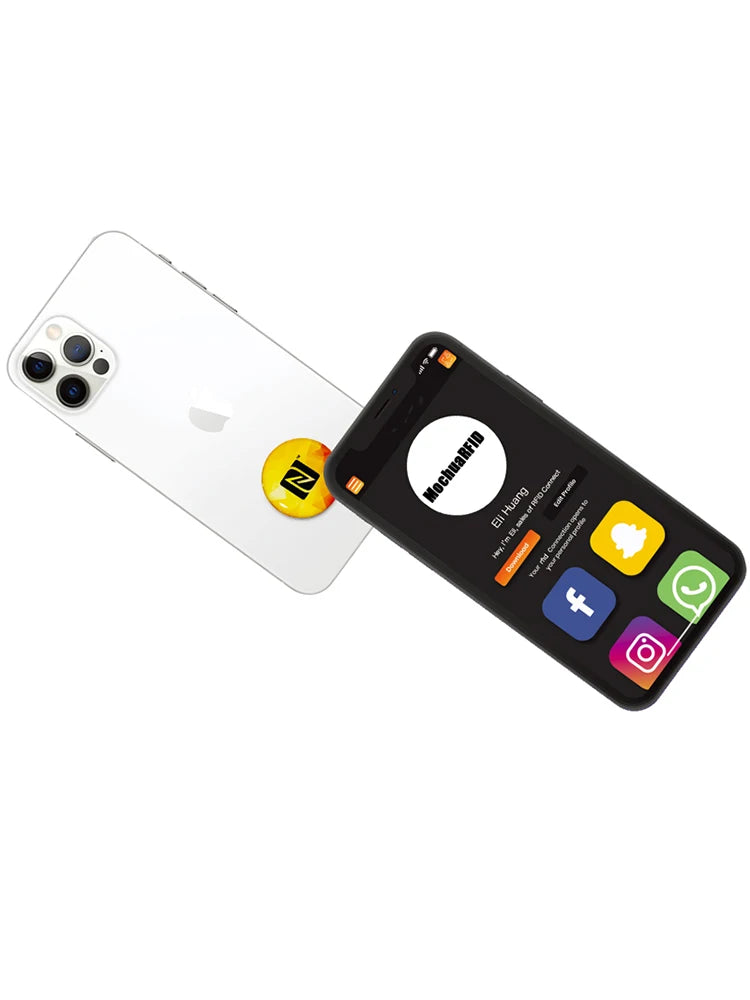 NFC Smart Sticker NTAG213 – Epoxid, selbstklebend, metallkompatibel
