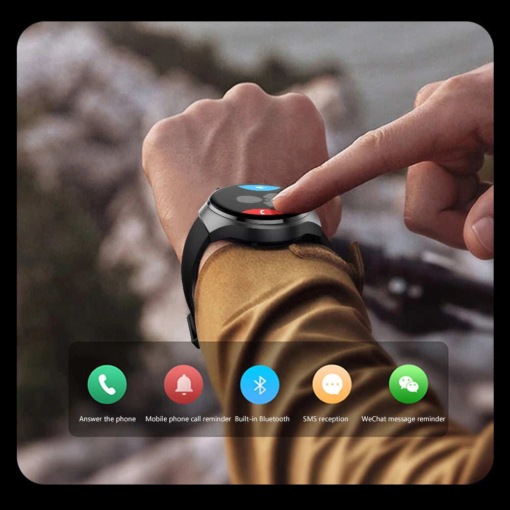 ChiBear GT4 Pro Smartwatch 2025 – 1,6" AMOLED, Bluetooth-Anrufe, Blutdruck & SpO₂, GPS-Tracker, Kompass, IP68 Wasserdicht