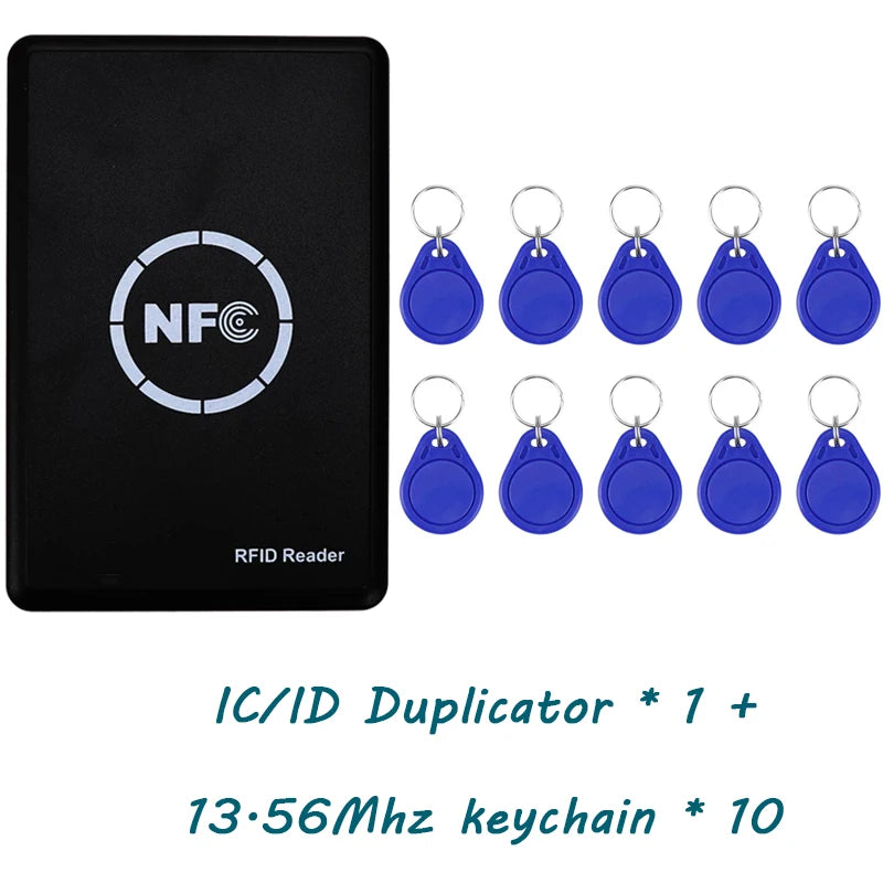 قارئ ثنائي النطاق بتقنية NFC وRFID - استنساخ USB لترددي 13.56 ميجاهرتز و125 كيلوهرتز | تاجي تيك