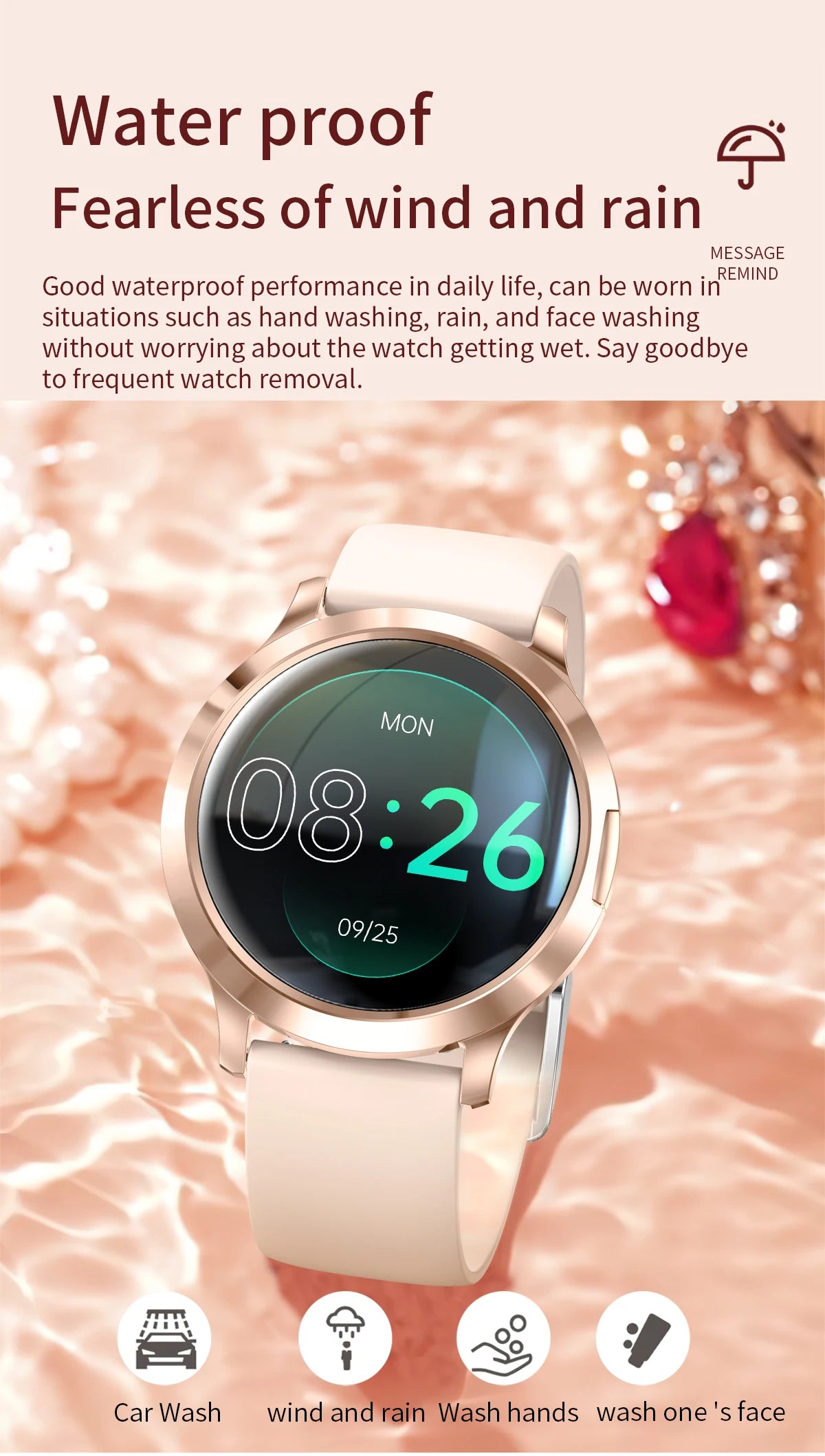 LIGE BWV93 Women's Smartwatch 2025 – Ultra-thin, 1.32" AMOLED HD, Fitness & Health, Bluetooth Call, Luxury Smartwatch