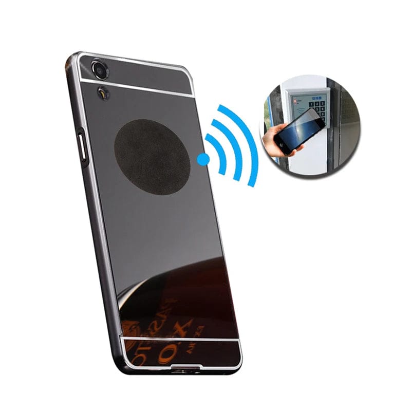 Sticker für den Schutz vor Metallinterferenzen – Ideal für NFC- und RFID-Anwendungen.