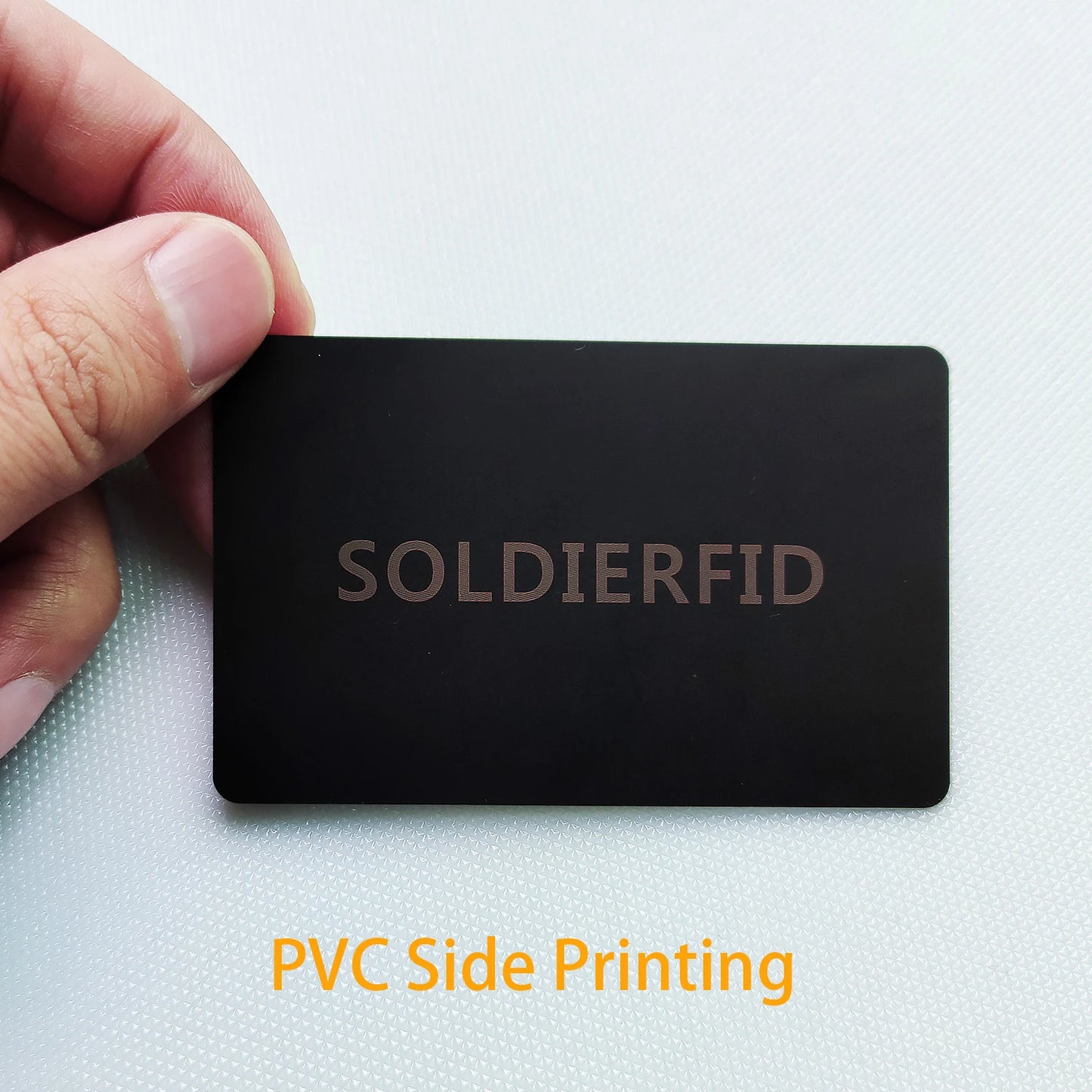 Metall NFC Karte – NTAG215 Chip, 504B Speicher, PVC & Metall | Taggytech