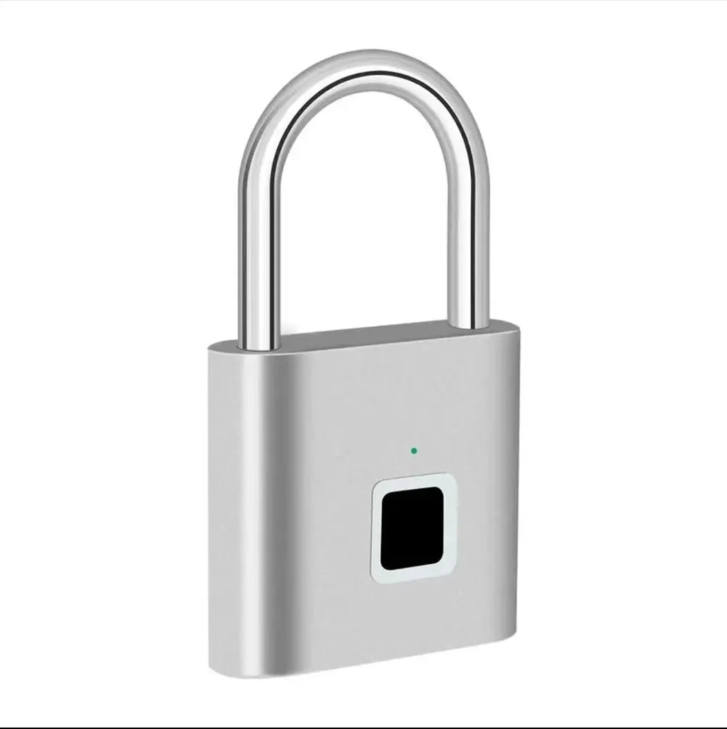 HEE RAK Smart Fingerabdruck-Vorhängeschloss – USB-Ladung, IP67 wasserdicht, tragbar, 0,2 s Schnellöffnung, Diebstahlschutz