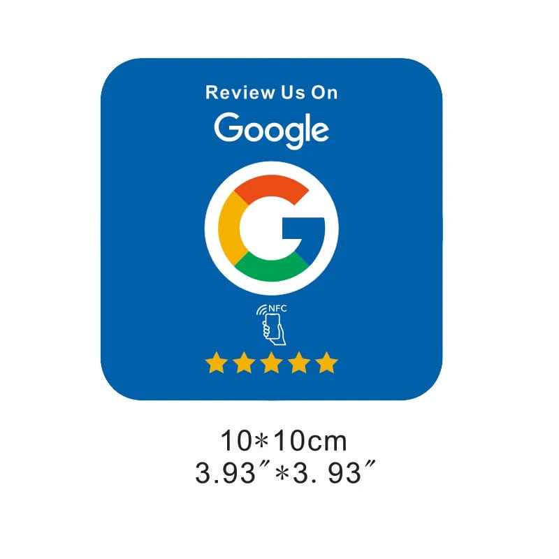 NFC Google-Bewertungskarten zur unkomplizierten Sammlung von Bewertungen