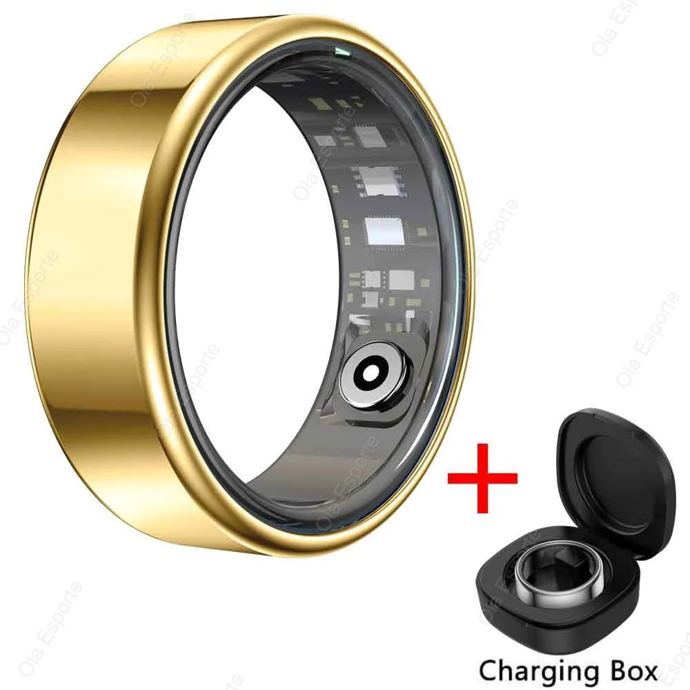 Smart Ring – Intelligent health ring with Bluetooth, heart rate & sleep monitoring, waterproof, for iOS & Android