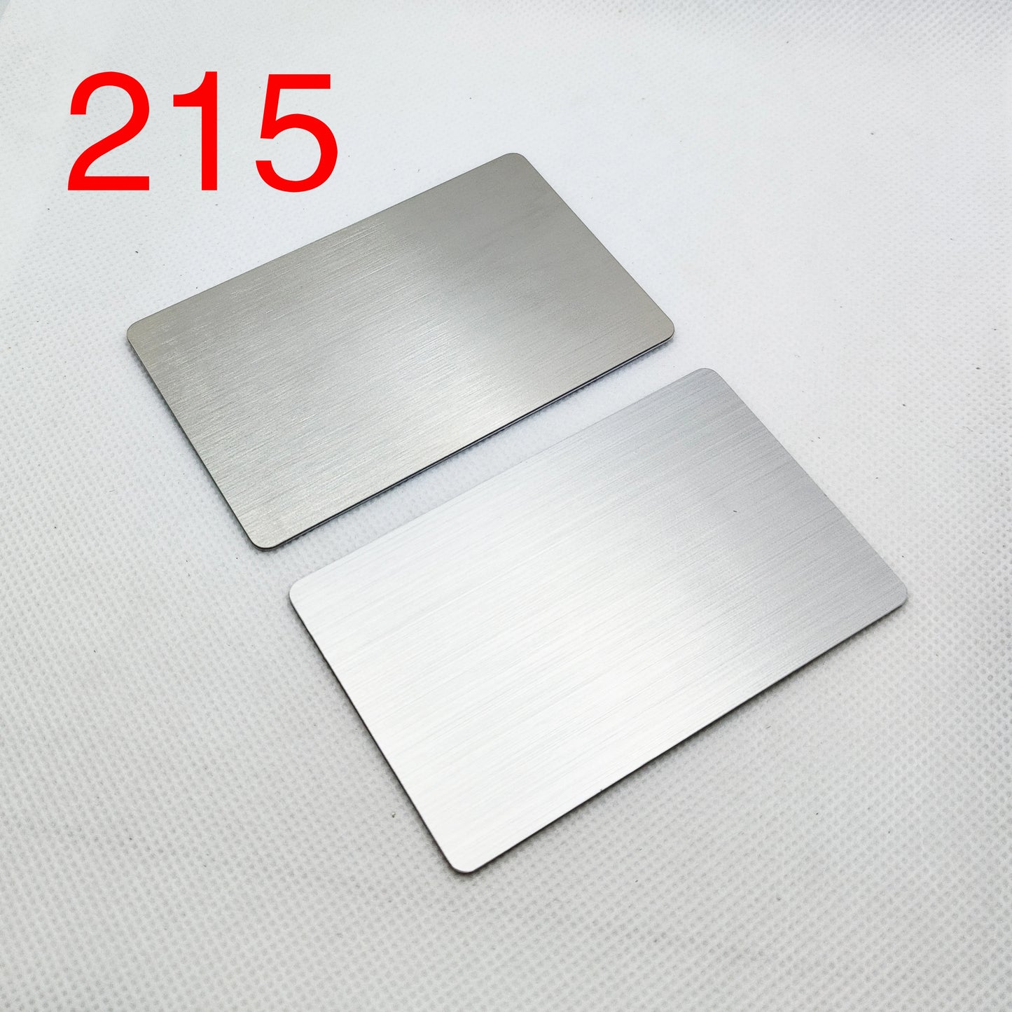 Metall NFC Karte – NTAG215 Chip, 504B Speicher, PVC & Metall | Taggytech