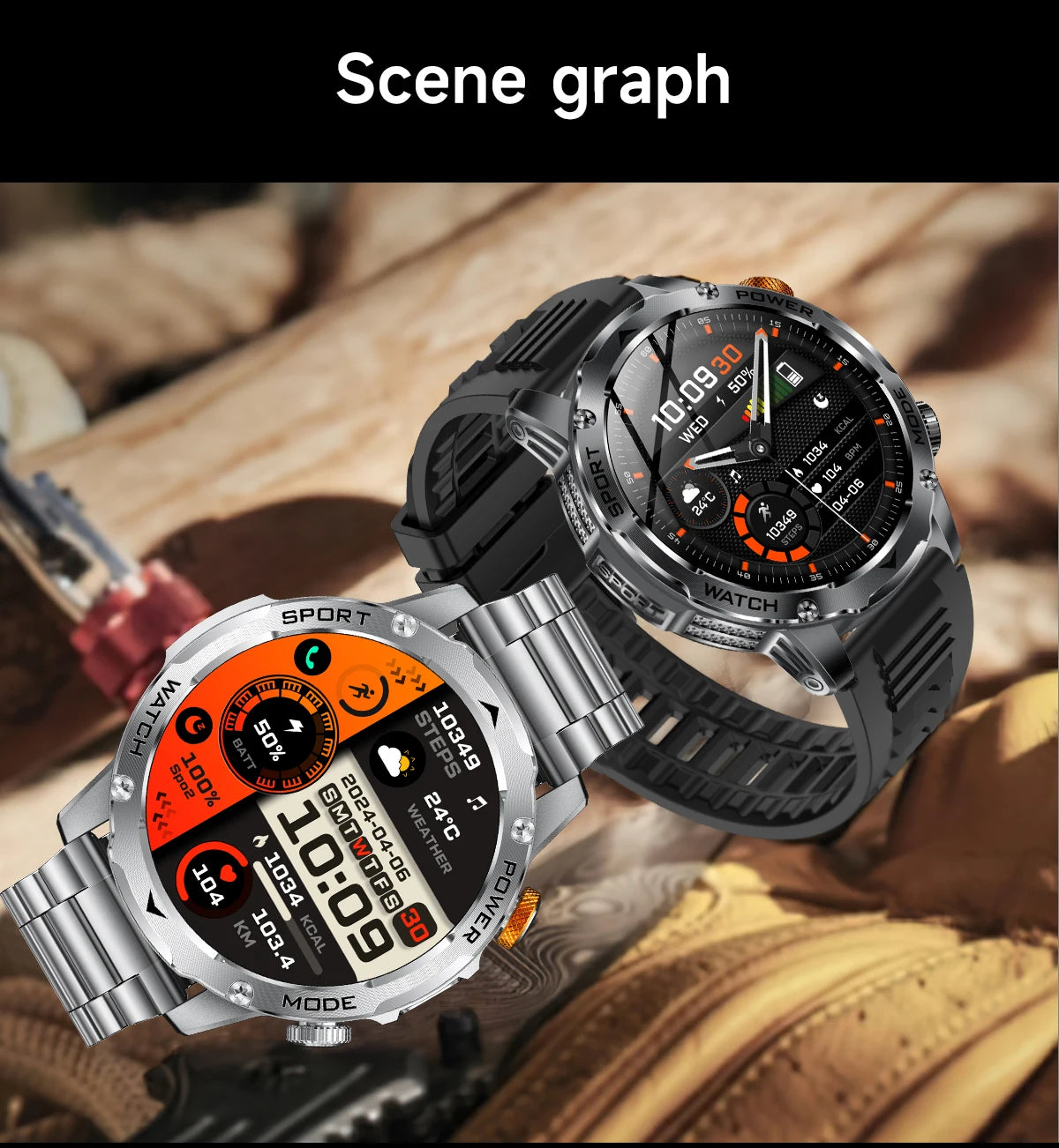 LIGE Smartwatch Men 2025 – 1000 mAh Battery, Outdoor, Bluetooth Call, Sports & Flashlight