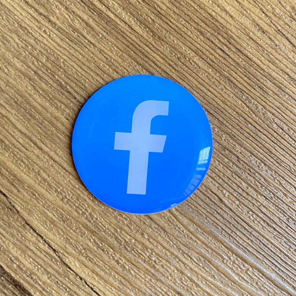 NFC Epoxid Telefonaufkleber 30mm – Google Review & Social Media Boost