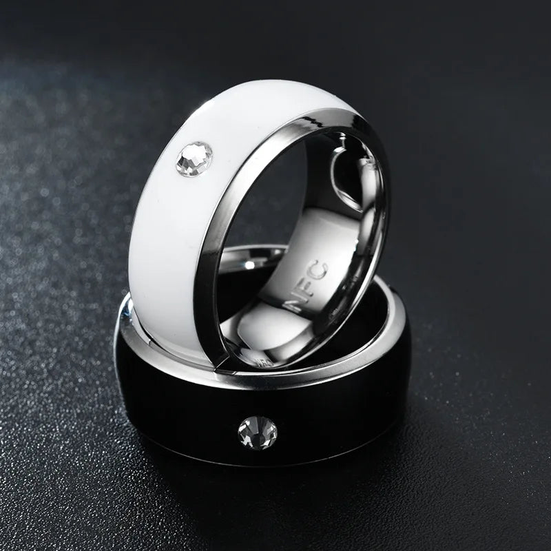 NFC Smart Ring made of stainless steel – Intelligent finger ring for Android & iPhone | Taggytech
