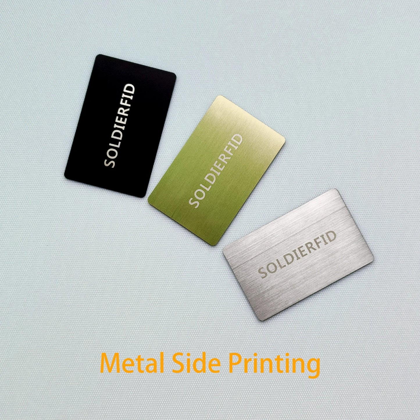 Metall NFC Karte – NTAG215 Chip, 504B Speicher, PVC & Metall | Taggytech