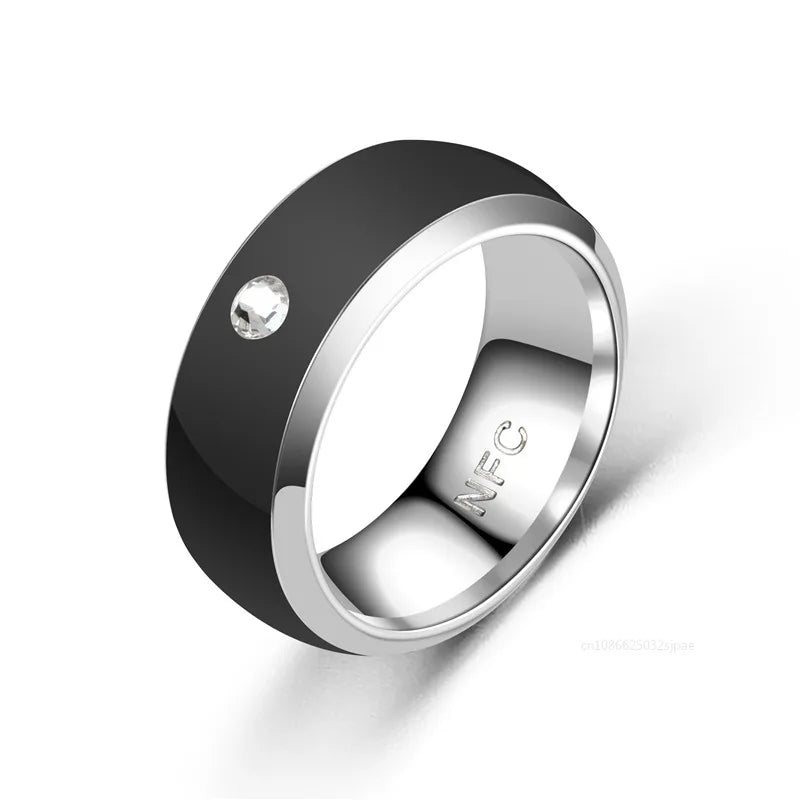NFC Smart Ring made of stainless steel – Intelligent finger ring for Android & iPhone | Taggytech