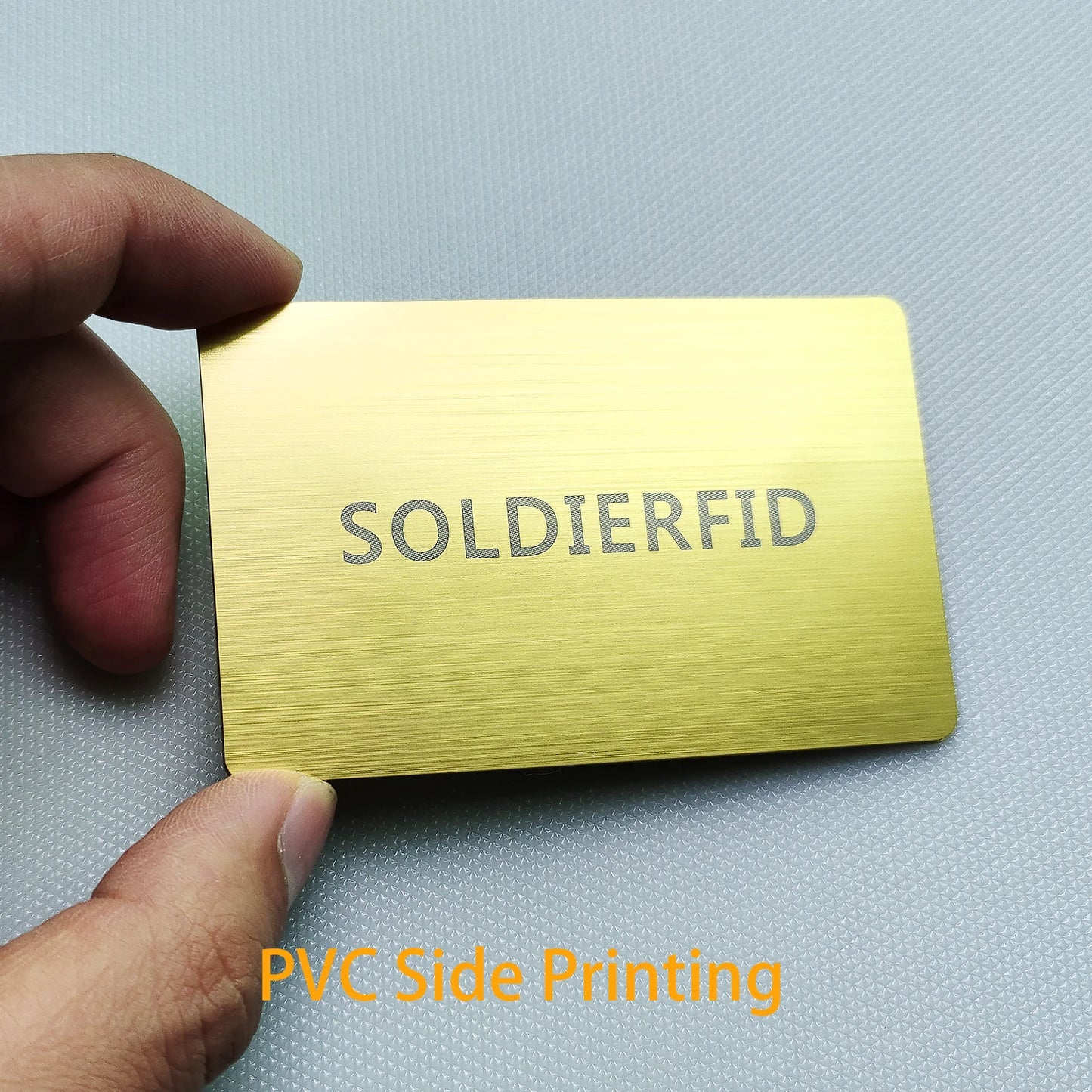 Metall NFC Karte – NTAG215 Chip, 504B Speicher, PVC & Metall | Taggytech