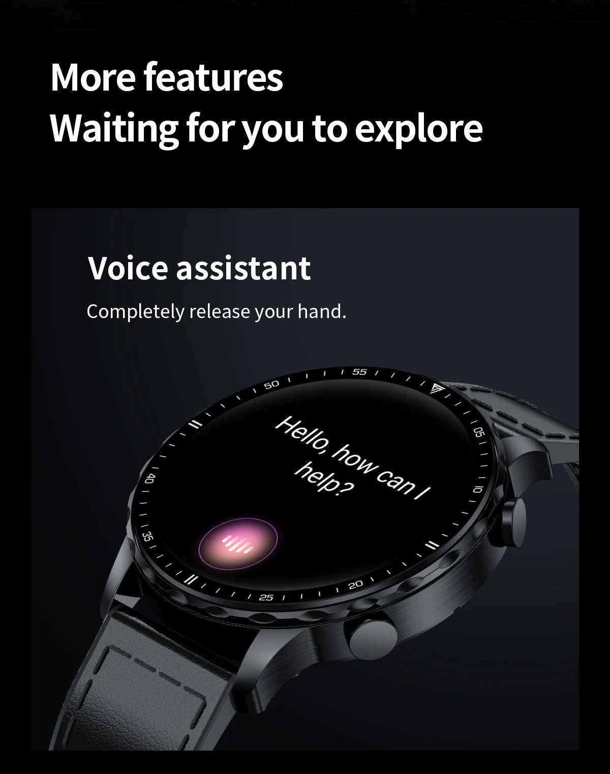 LIGE Smartwatch for Men – Bluetooth Call, Fitness & Sports Tracker, IP68 Waterproof
