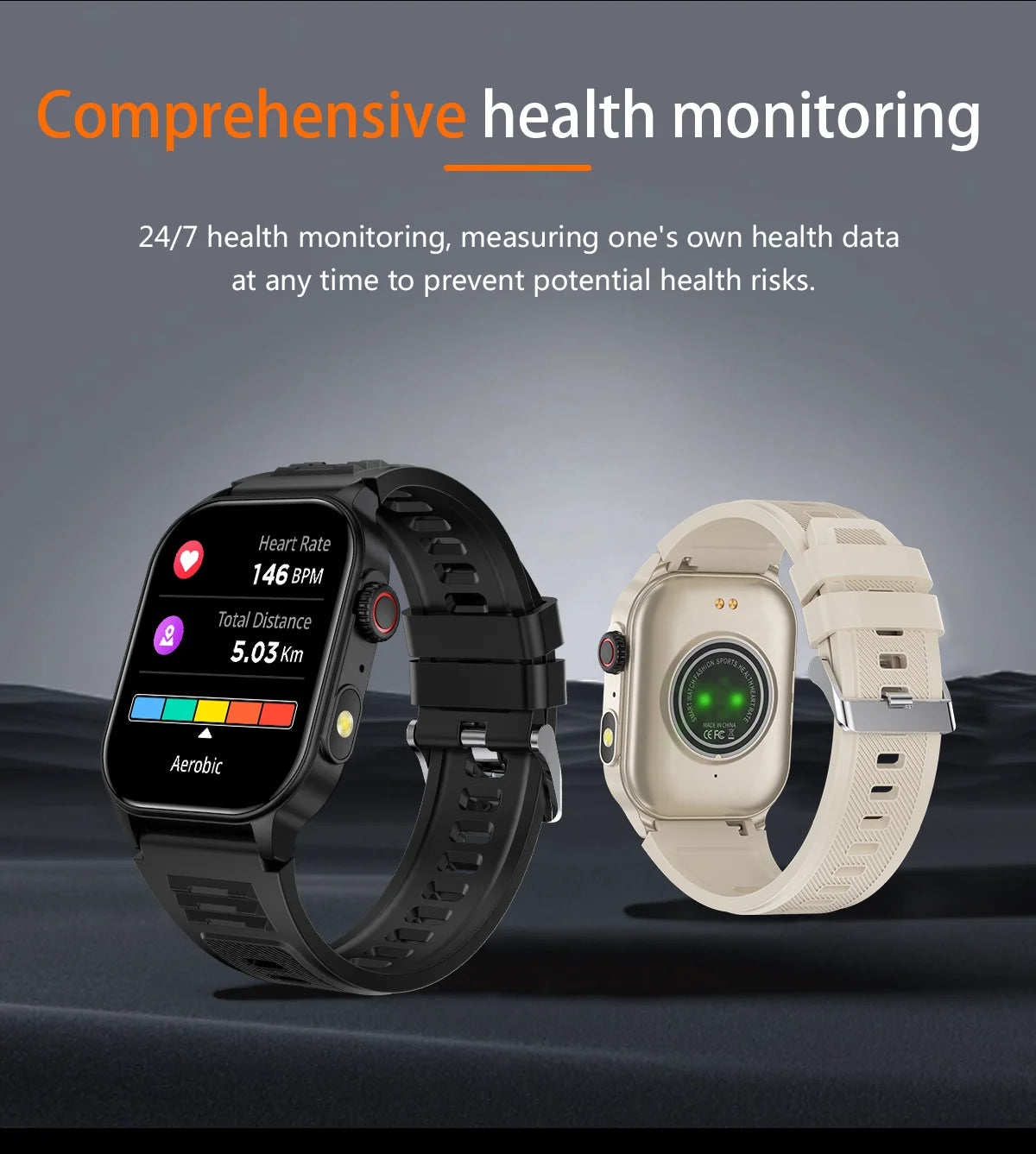 LIGE 2025 Smartwatch Men & Women – 2.01" HD TFT, Fitness & Health Monitor, LED Flashlight, Bluetooth Call, Sports Smartwatch
