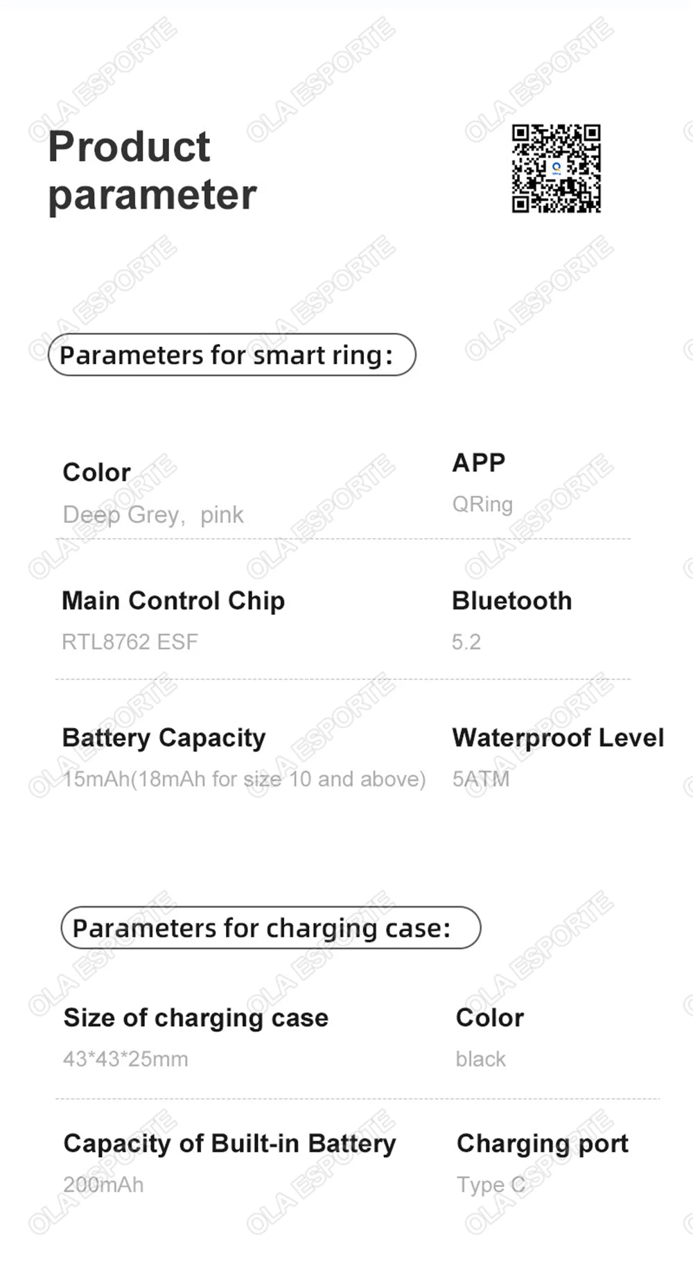 XMSJ NFC Smart Ring 2025 – Keramik, LED, 5ATM Wasserdicht, Gesundheits- & Fitness-Tracking, Gestensteuerung, Multisport