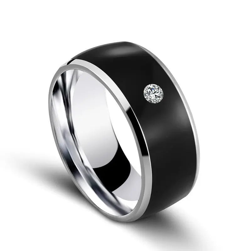 Smart-NFC-Ring im Einsatz für digitale Anwendungen und Social Media-Verbindungen