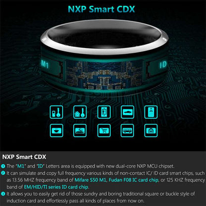 Multifunctional Smart NFC Ring Fashion
