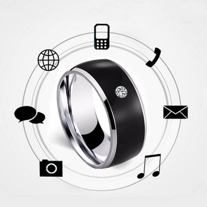 Stylisher Smart-NFC-Ring mit direkter Integration zu sozialen Netzwerken
