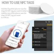 Praktische runde NFC-Tags für Anwendungen in der Logistik und Lagerhaltung
