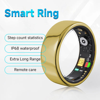 Smart Ring New Men And Women Bluetooth Connection Waterproof Health Sports Sleep Monitoring Multiple Exercise Modes