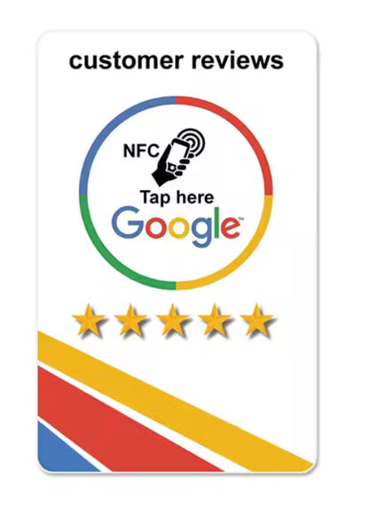 NFC Business Cards – More Google Reviews & Social Media Reach