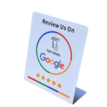 Zeigen Sie Kundenfeedback auf dem NFC-Display für Google-Bewertungen
