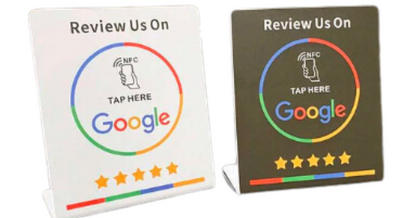 NFC Google Review Stand für einfache Sammlung von Kundenbewertungen
